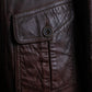 vintage single flight leather jacket
