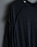 HERMES Margiela Period 100% Wool Collar Knit