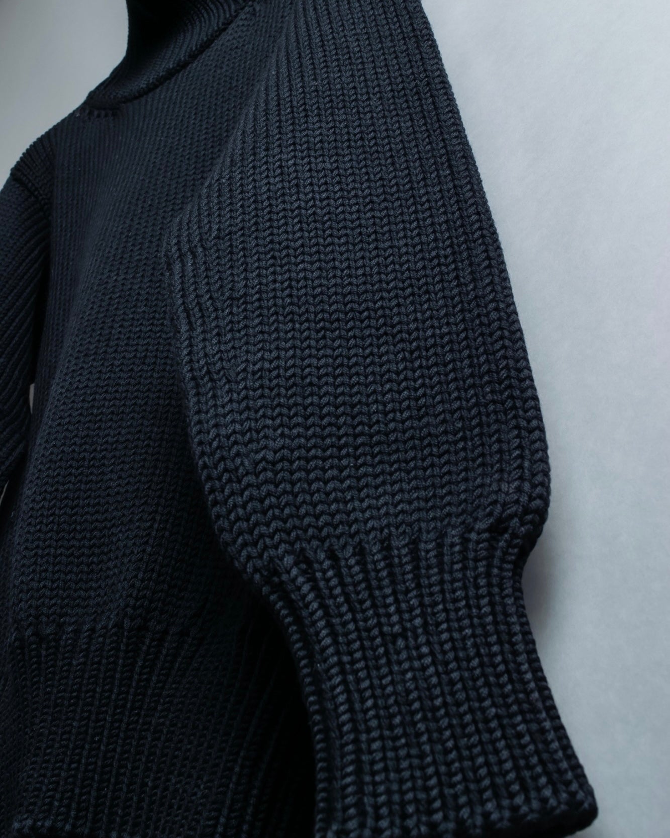 "GUCCI" Oversized high neck design rib knit