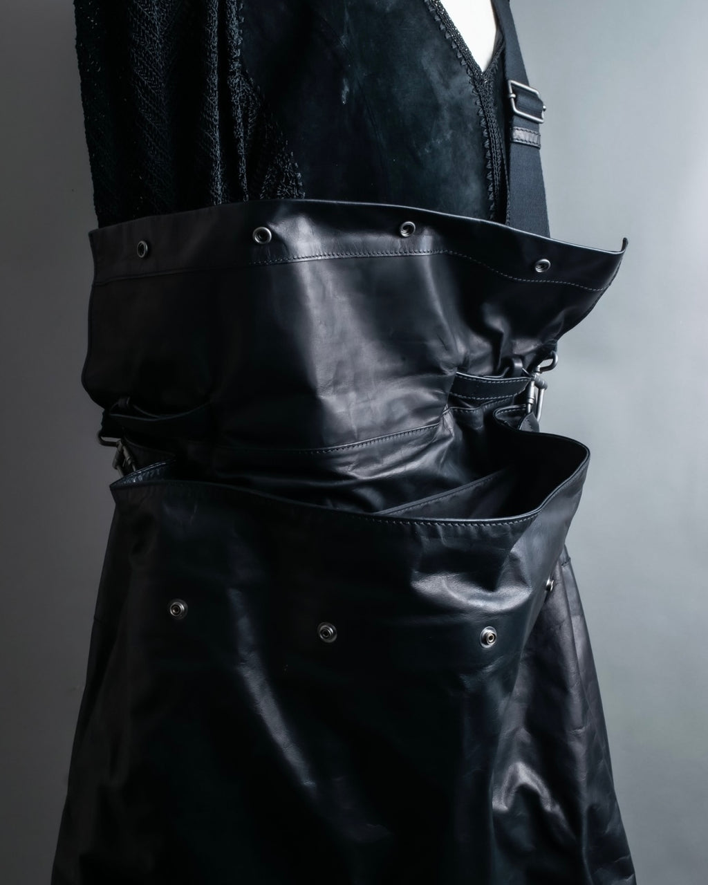 "Maison Margiela" 2016 aw leather sailor bag