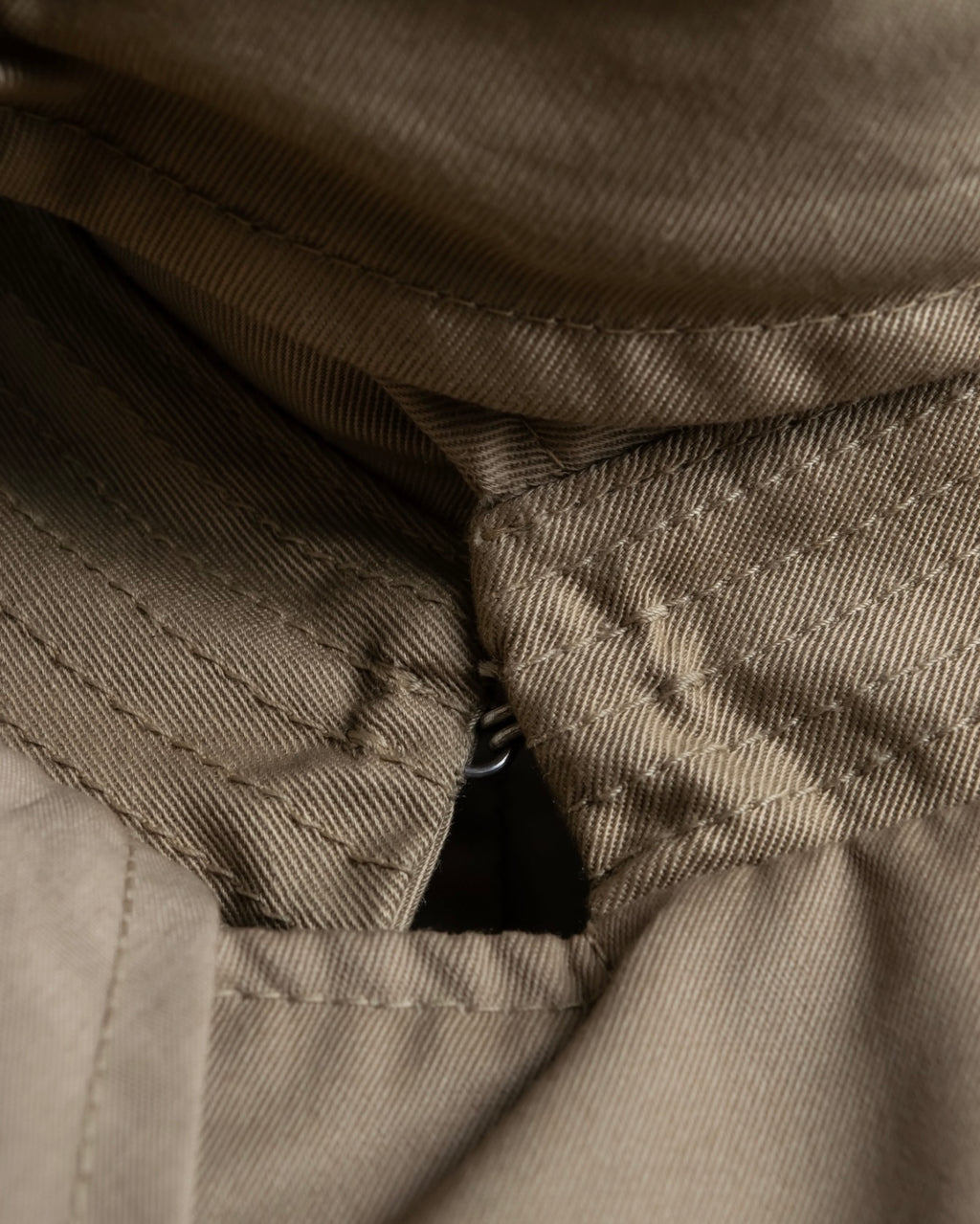 "SEEALL" patchwork designed maxi trench coat