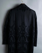 "Just Cavalli" Botanical tattooed wool coat