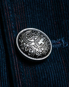 XL Vintage iridescent corduroy tailored jacket