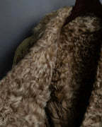 Vintage kargan lamb suede combination jacket