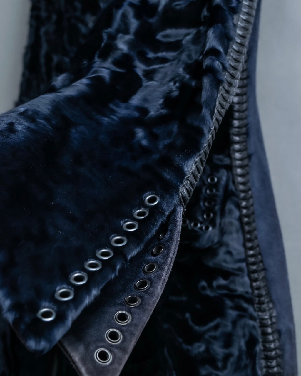 "GIANFRANCO FERRE" Swakara leather tailored jacket