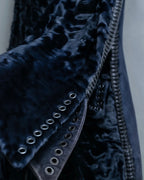 "GIANFRANCO FERRE" Swakara leather tailored jacket