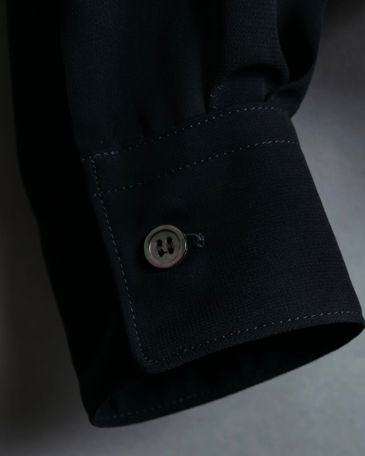 "COMME des GARÇONS" ruched sheer shirt