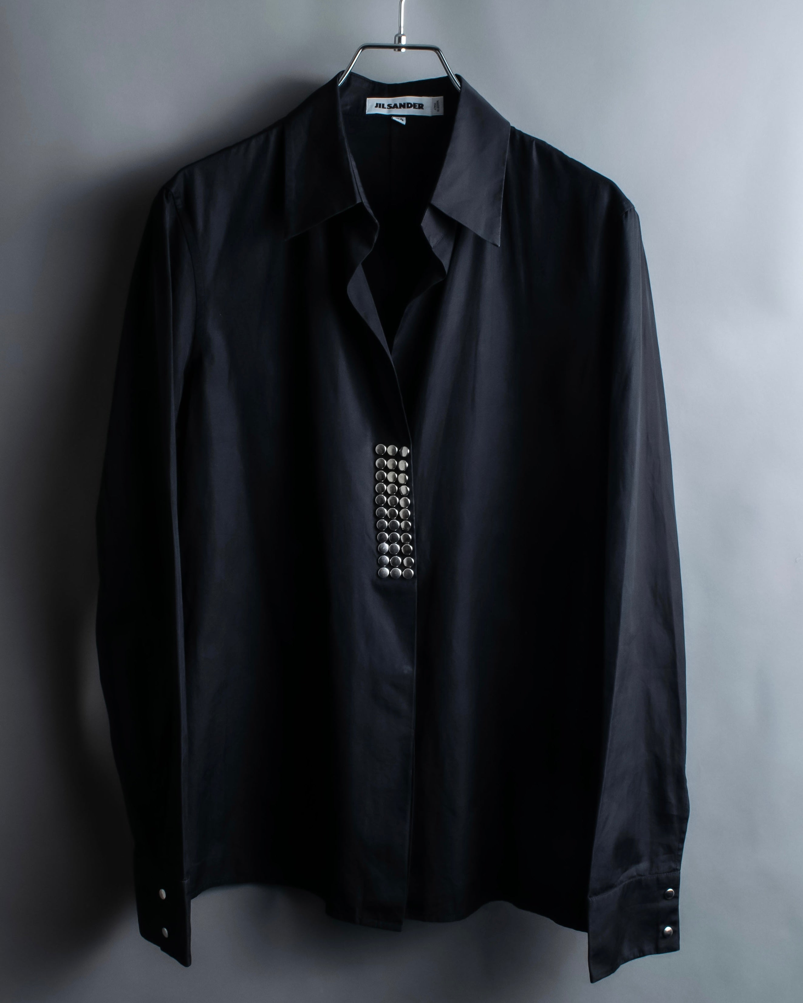 “JIL SANDER”  studs designed dress shirt