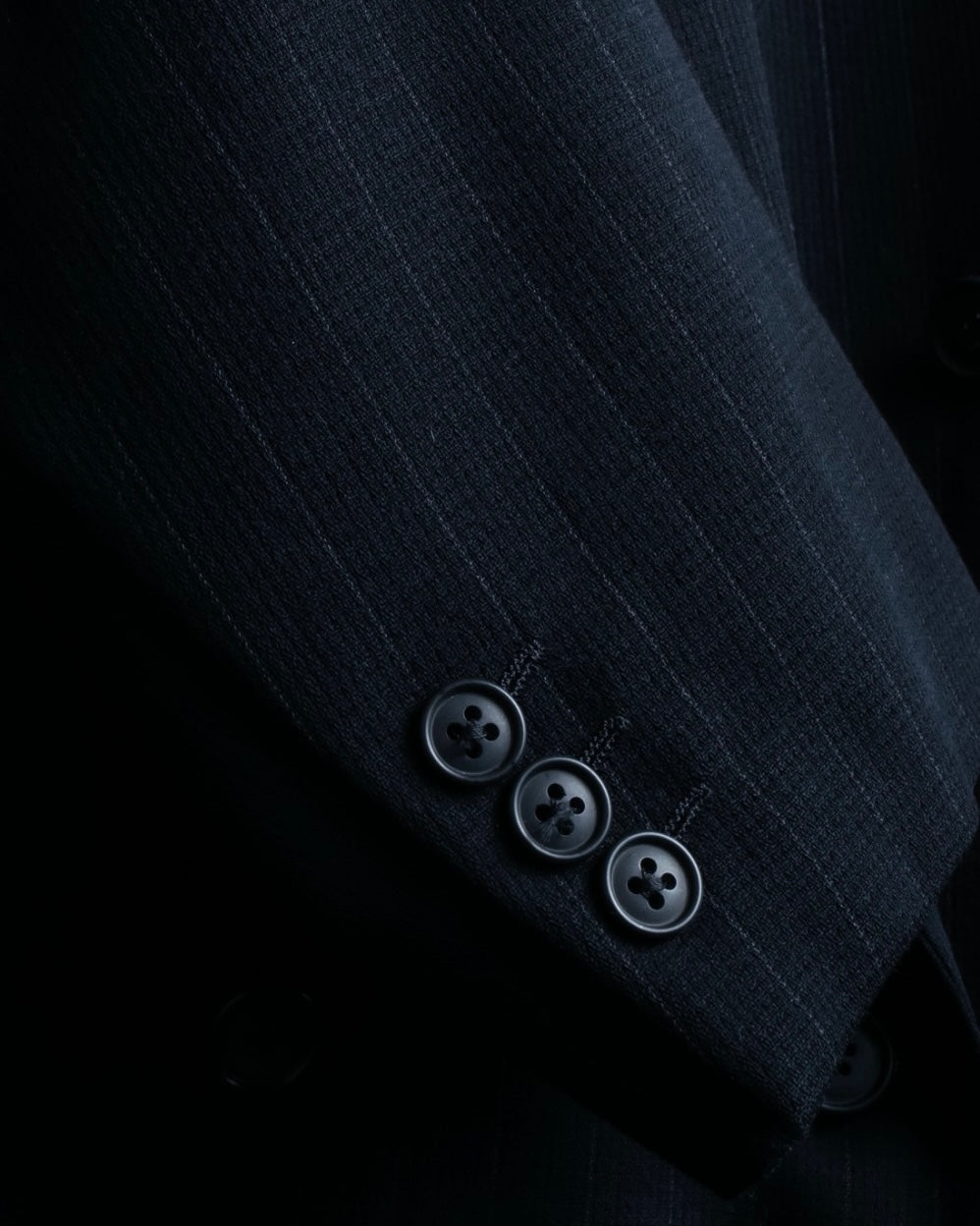 "VERSACE classic" power shoulder stripe tailored jacket setup