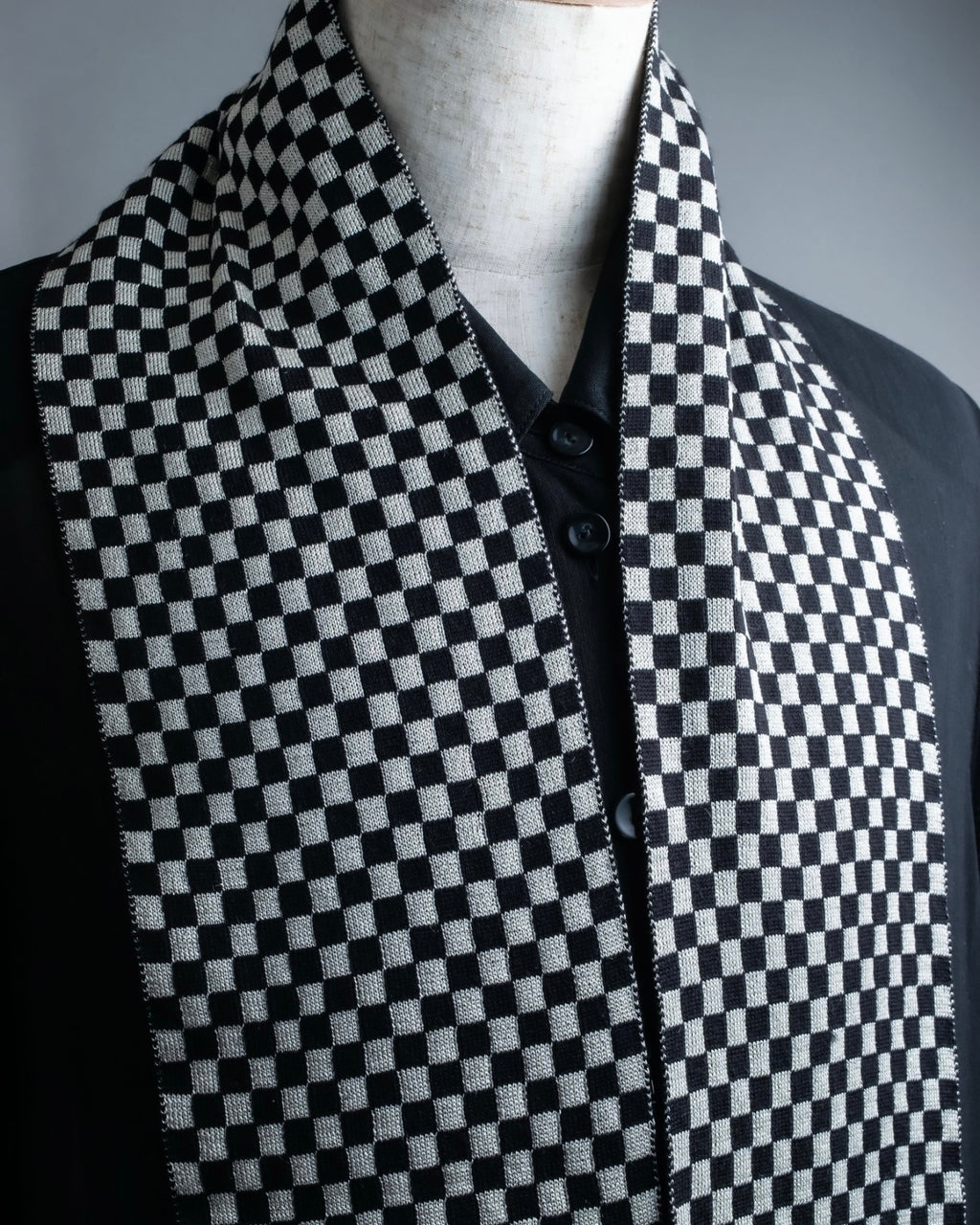 "DOLCE&amp;GABBANA" checkered pattern glitter stole