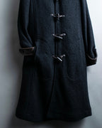 "EMPORIO ARMANI" Leather patches beautiful duffel coat