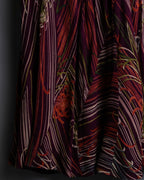 "KENZO" Art pattern skirt spider lily