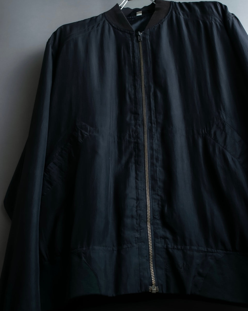“Vintage” Silk 100% oversized ma-1 jacket