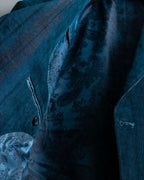 XL Vintage iridescent corduroy tailored jacket