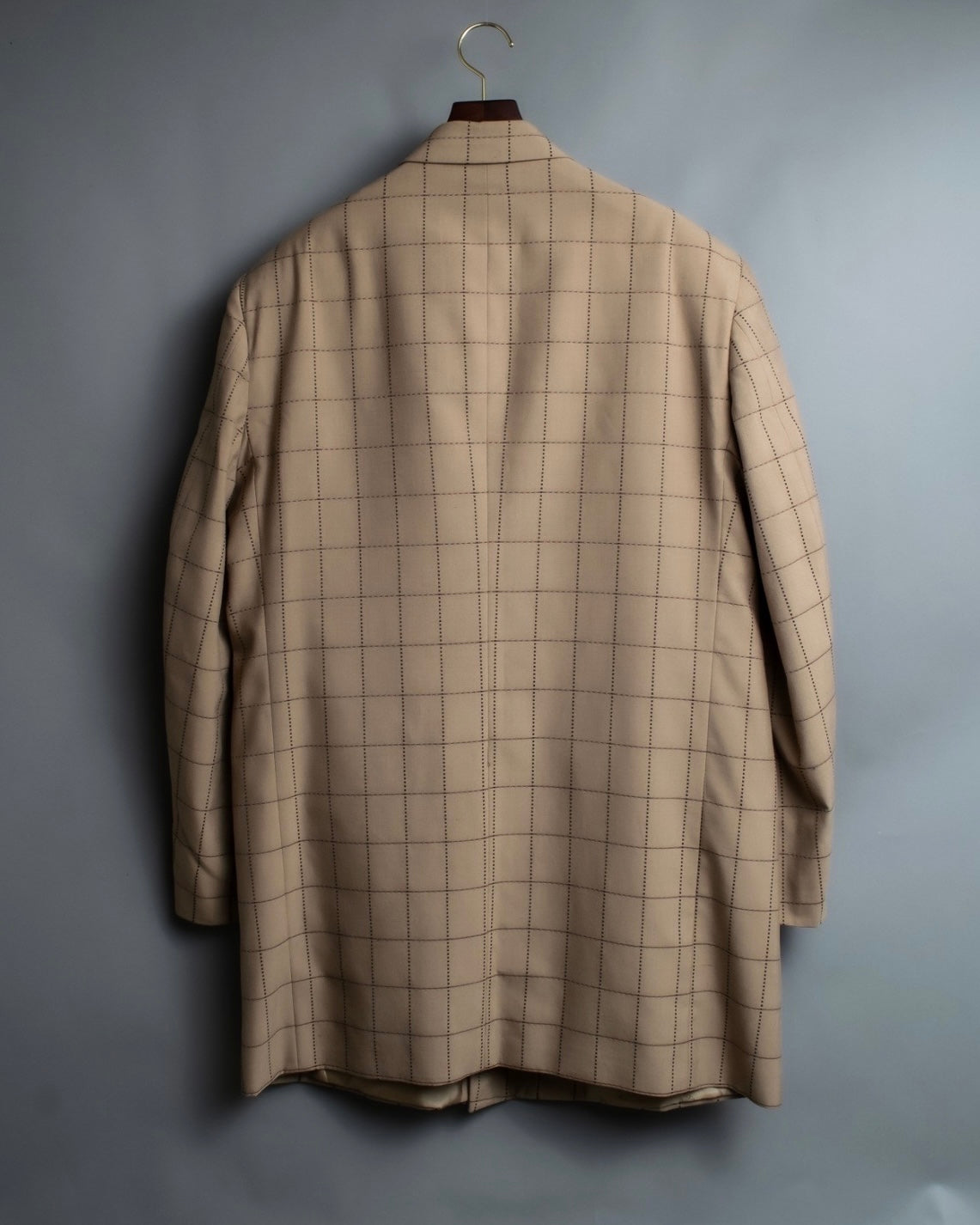 3XL Vintage Check Pattern Double b Breasted Setup – MOOD