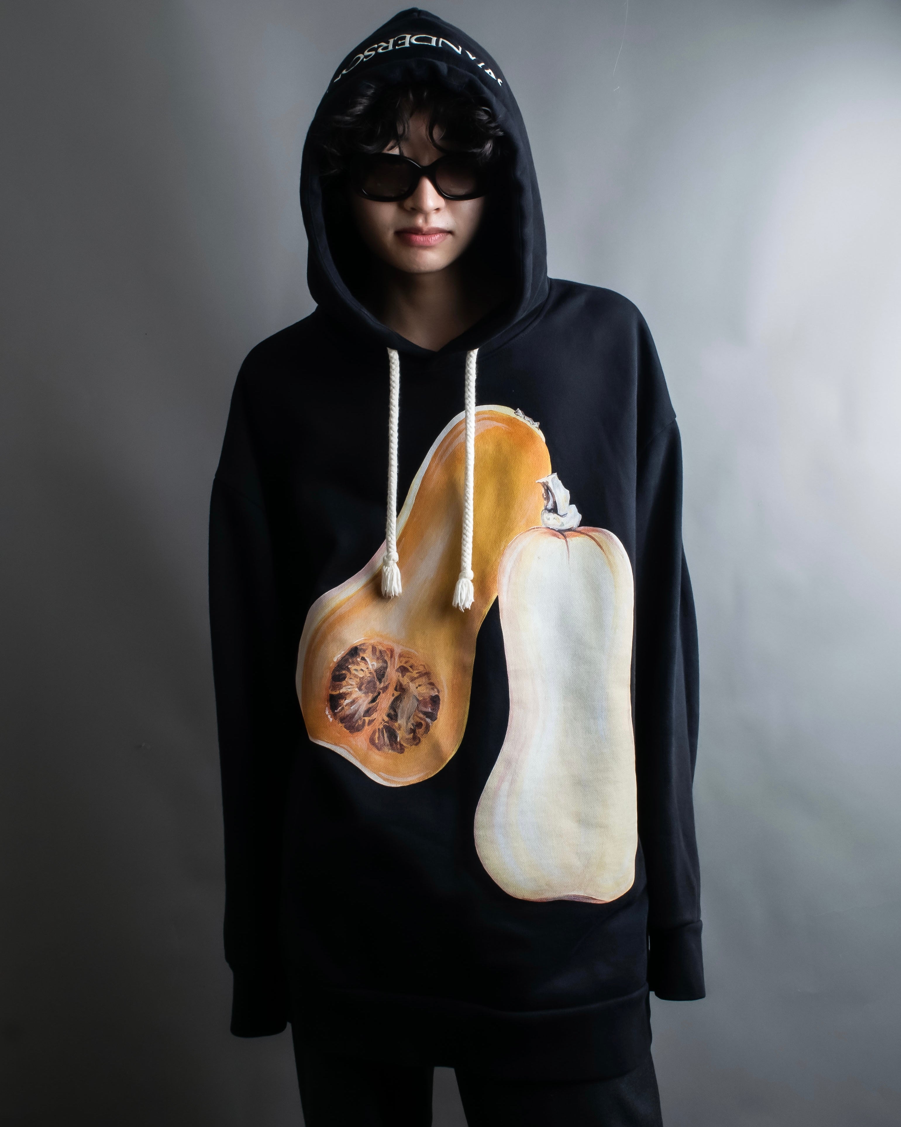 “JW Anderson” pear painted oversized hoodie