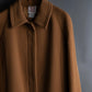 “LOEWE” beautiful cut raglan sleeve Lana wool 100% coat