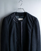 "EMPORIO ARMANI" Three-line short fly front jacket