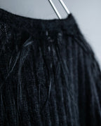 "FENDI" Hair fringe sheer combination summer knit