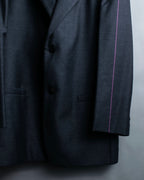 "GIANNI VERSACE" Arm line design peak lapel setup