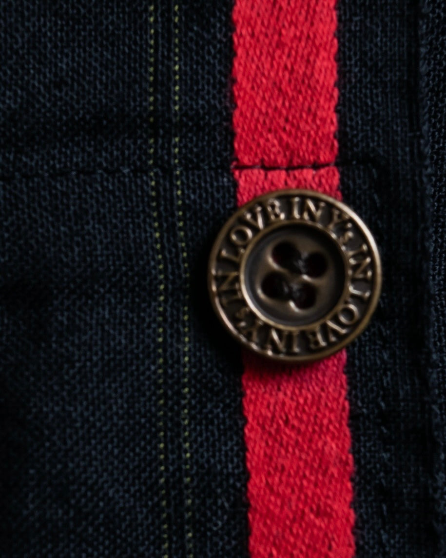 "Y's" Red Line Striped Wrap Pants Design Setup