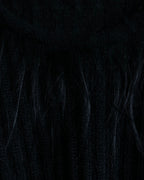 "FENDI" Hair fringe sheer combination summer knit