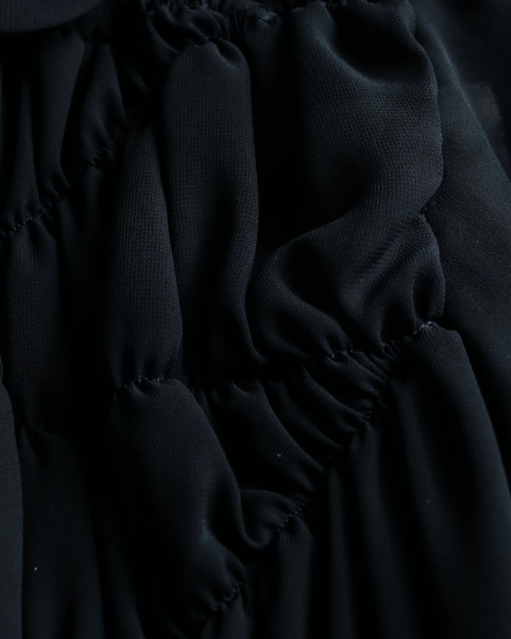 "COMME des GARÇONS" ruched sheer shirt