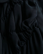 "COMME des GARÇONS" ruched sheer shirt