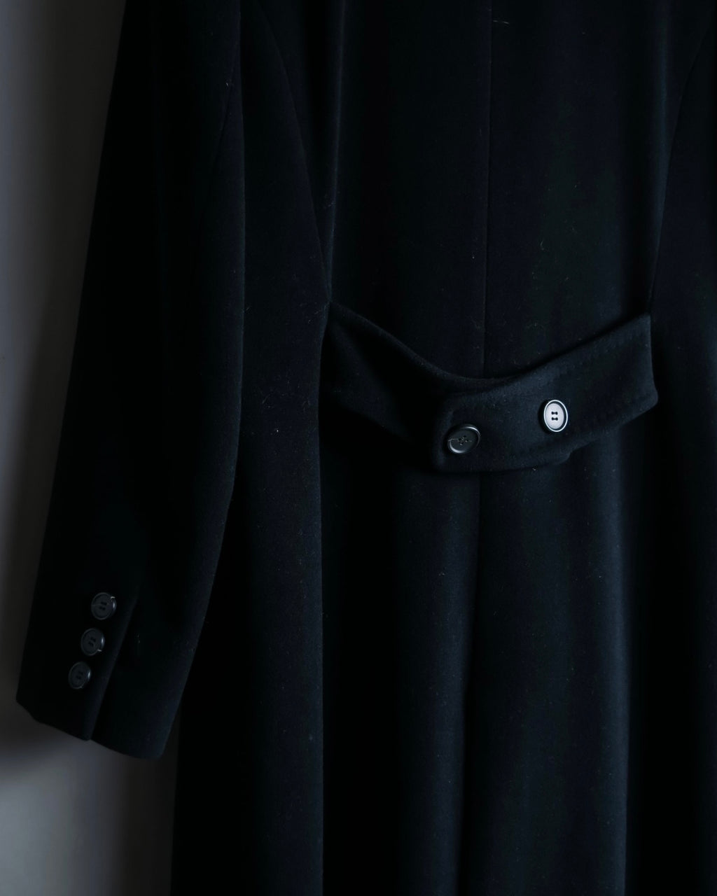 Vintage cashmere blend super long coat