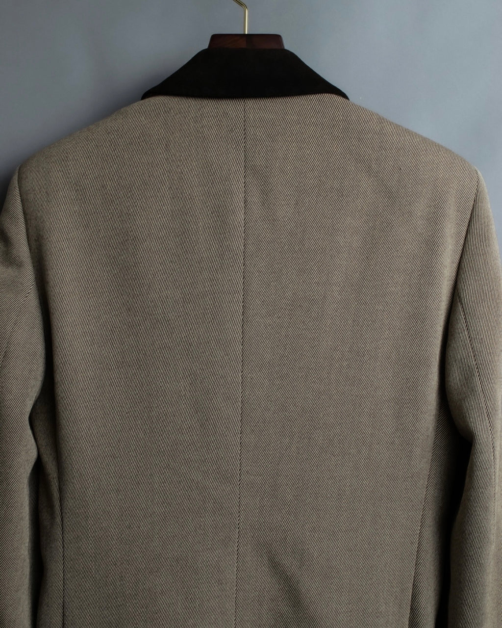 "EMPORIO ARMANI" Virgin Wool Shawl Collar Tailored Jacket