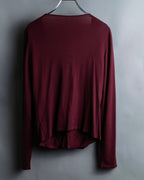 "VALENTINO" Virgin wool ruffled flower design cardigan