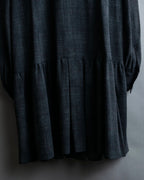 “Burberry Black Label” Trench coat designed long check shirts