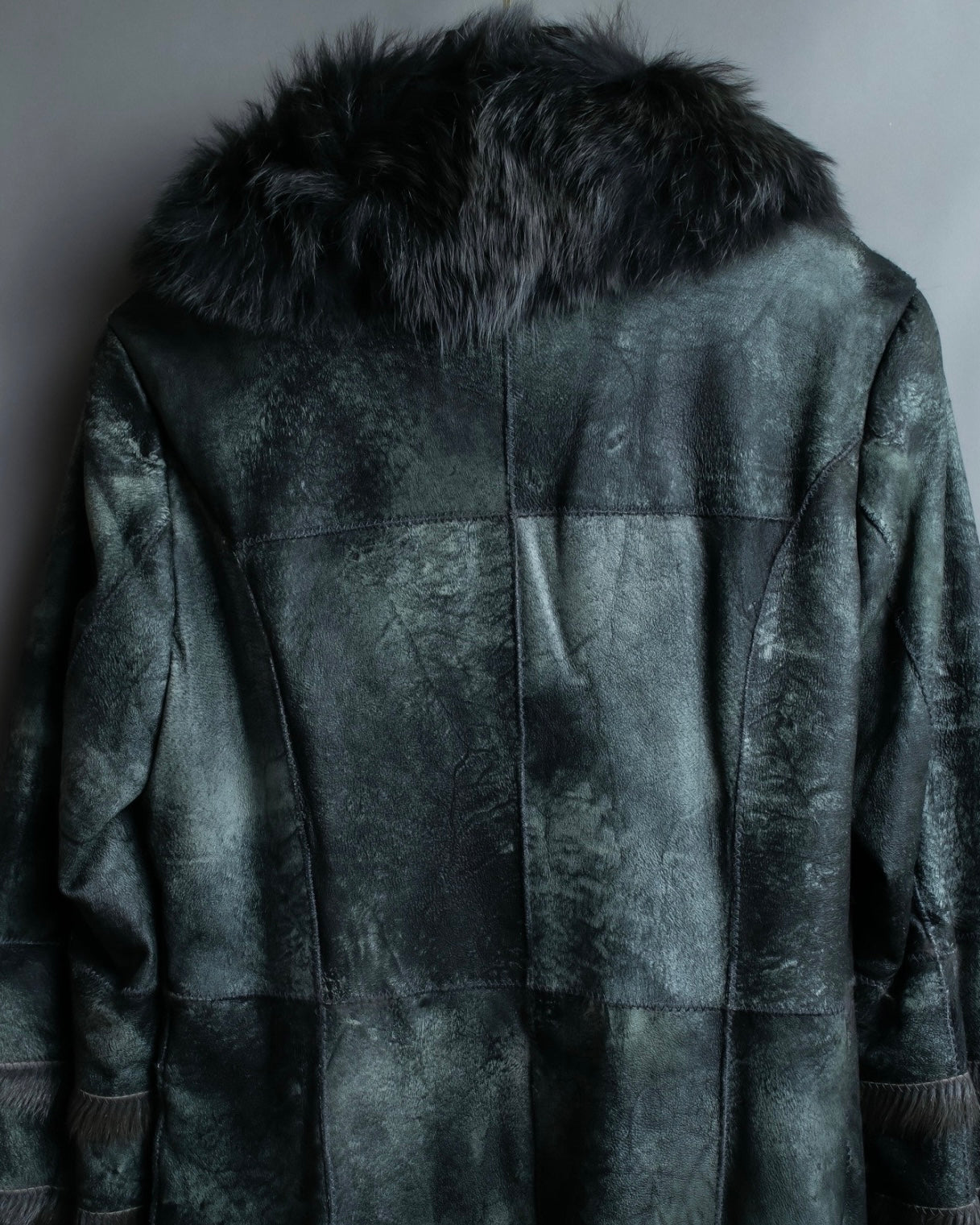 Vintage Rabbit & Fox Real Fur Coat