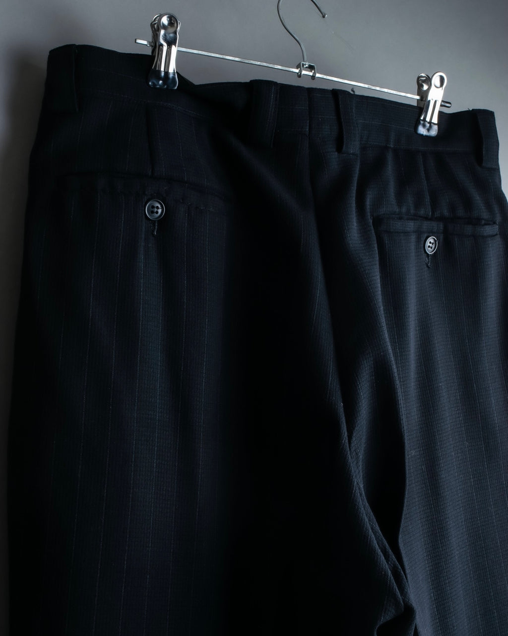 "VERSACE classic" power shoulder stripe tailored jacket setup