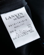 "LANVIN en Bleu" Tape-decorated tailored jacket