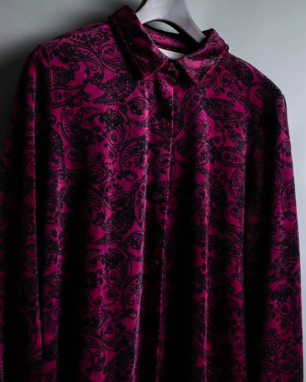 Vintage paisley velour shirt