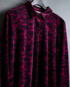 Vintage paisley velour shirt