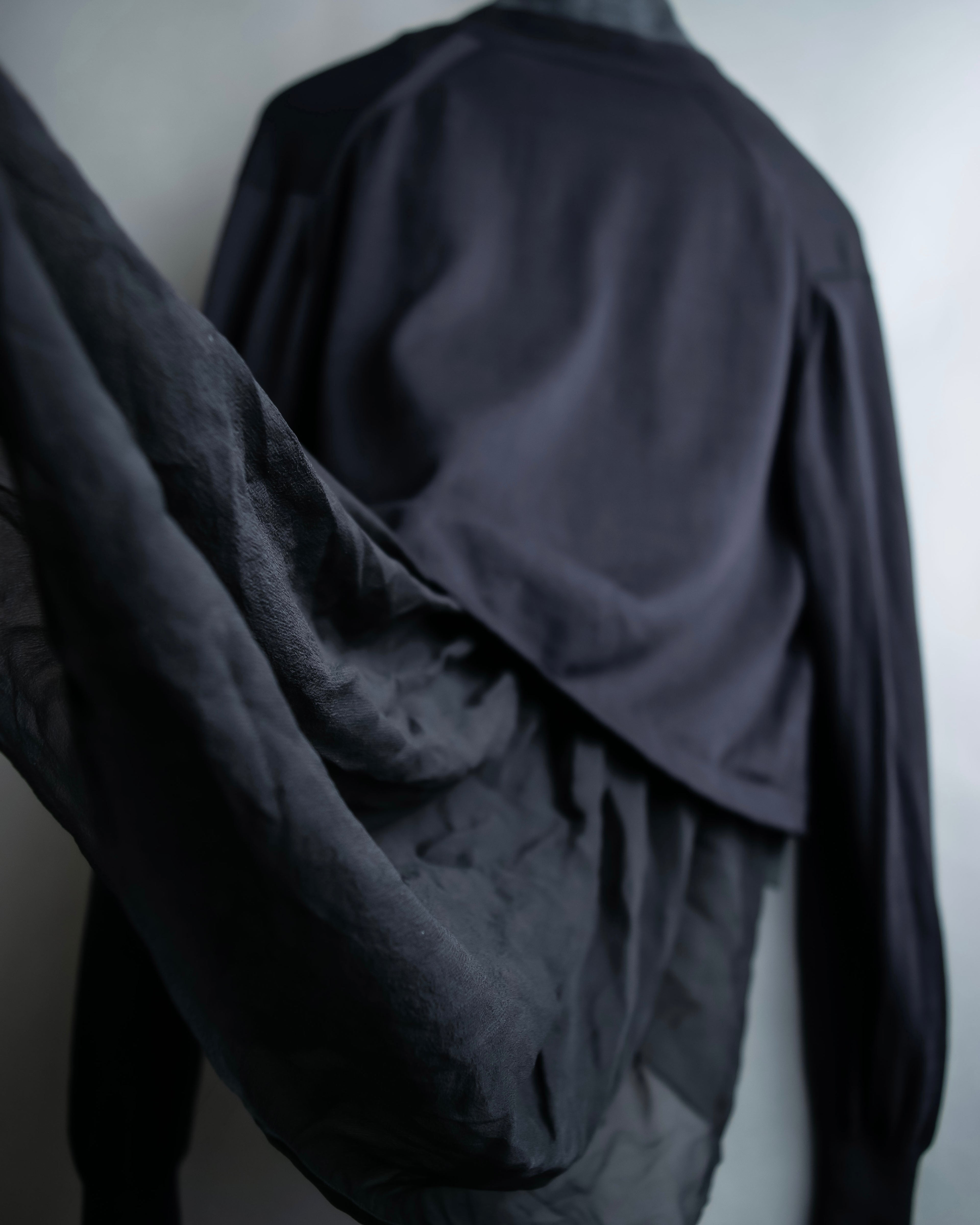 "sacai" Sheer corset layered cardigan jacket