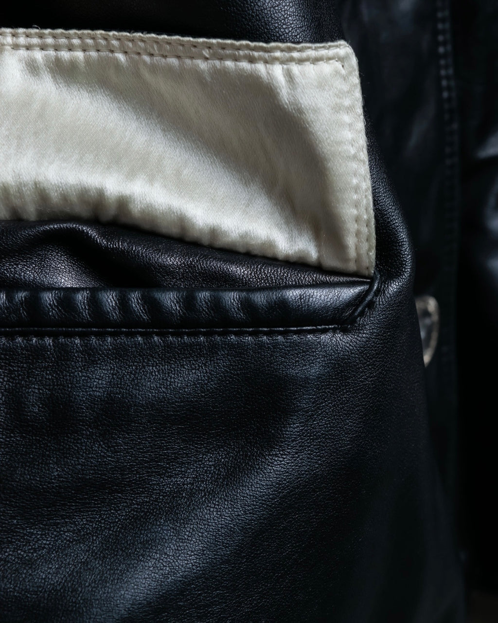 Versace Thick Silhouette Luxury Leather Coat