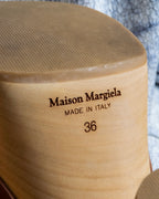 "Maison Margiela 20SS" Tabi platform wood sole sandals