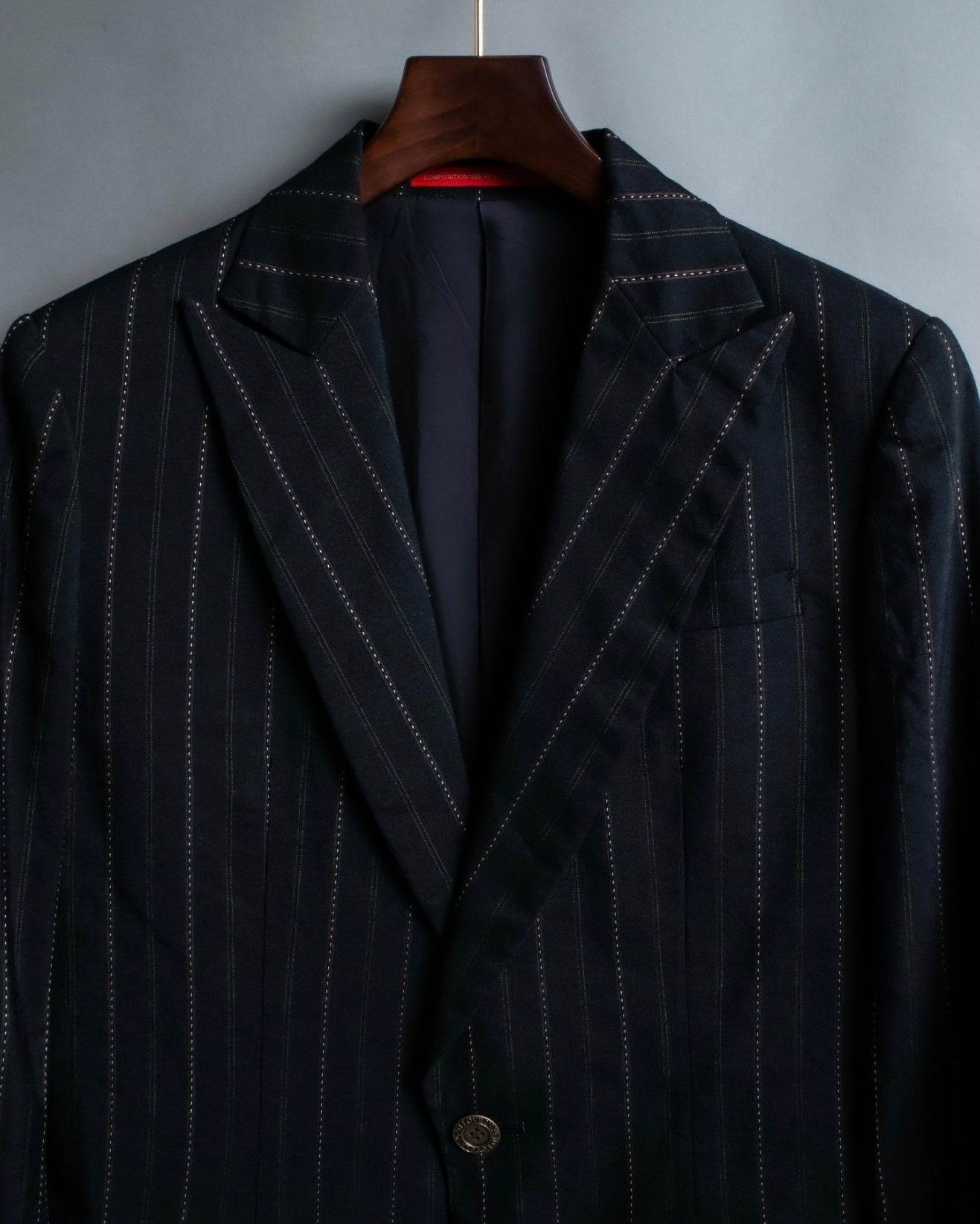 "Y's" Red Line Striped Wrap Pants Design Setup