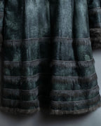 Vintage Rabbit & Fox Real Fur Coat