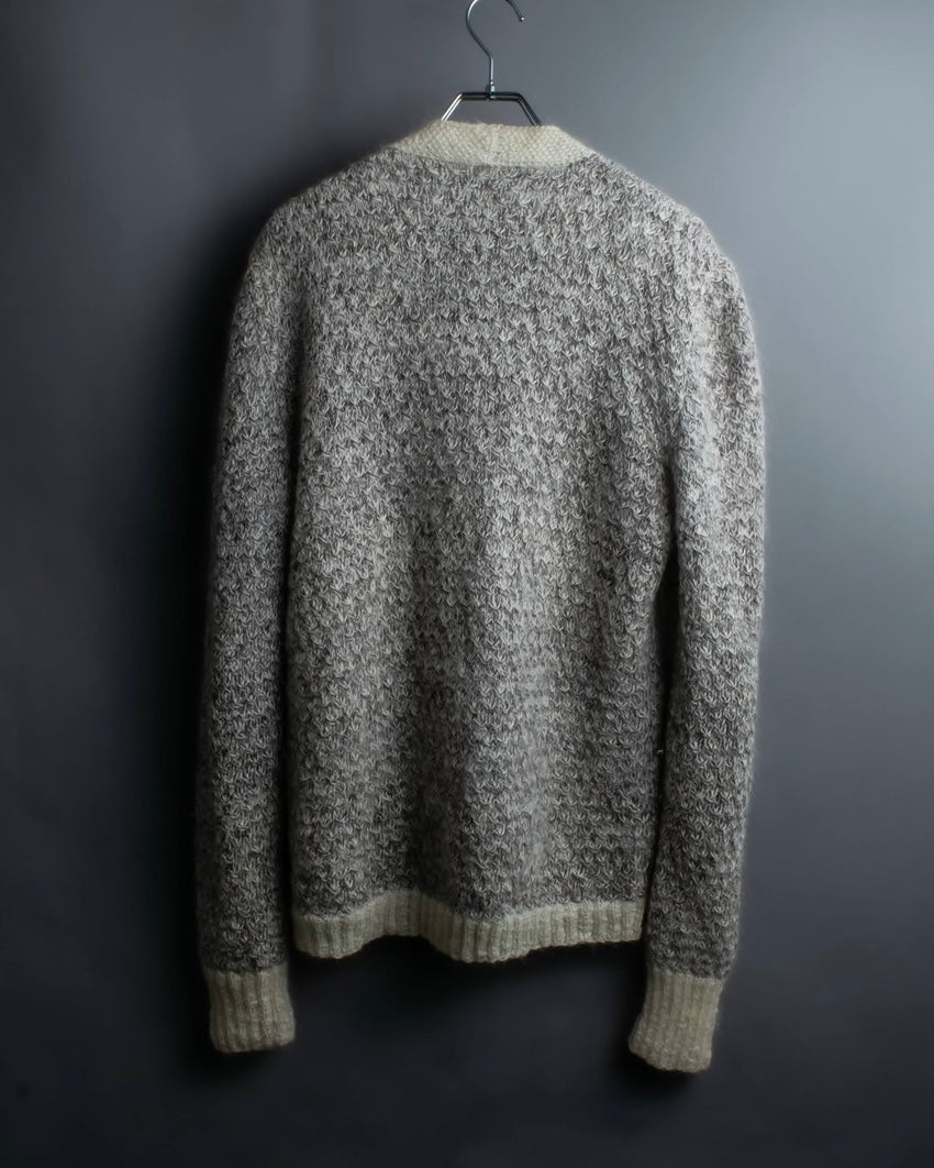 Vintage low gauge knit cardigan