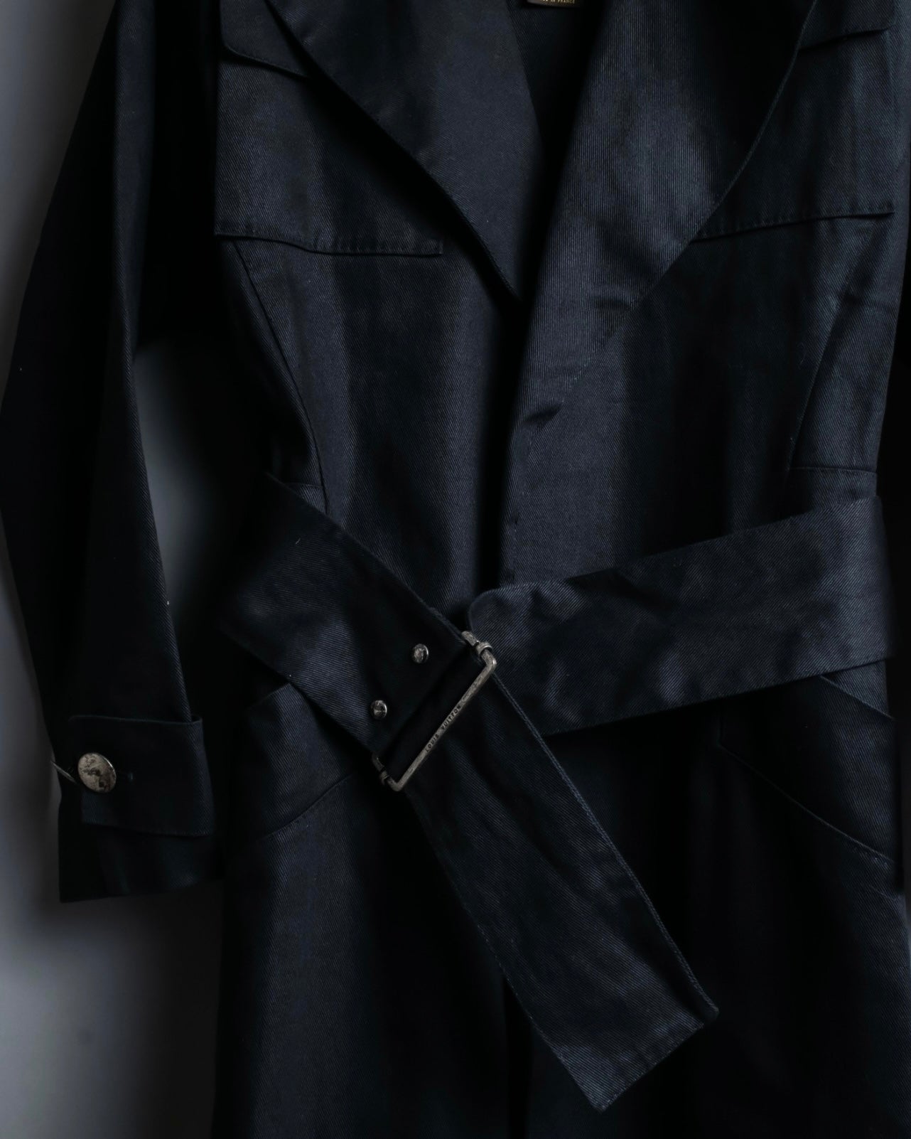 "Louis Vuitton" Peak lapel cotton coat