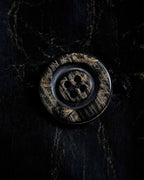 "STEFANO MORTARI" Archive leather crack design jacket