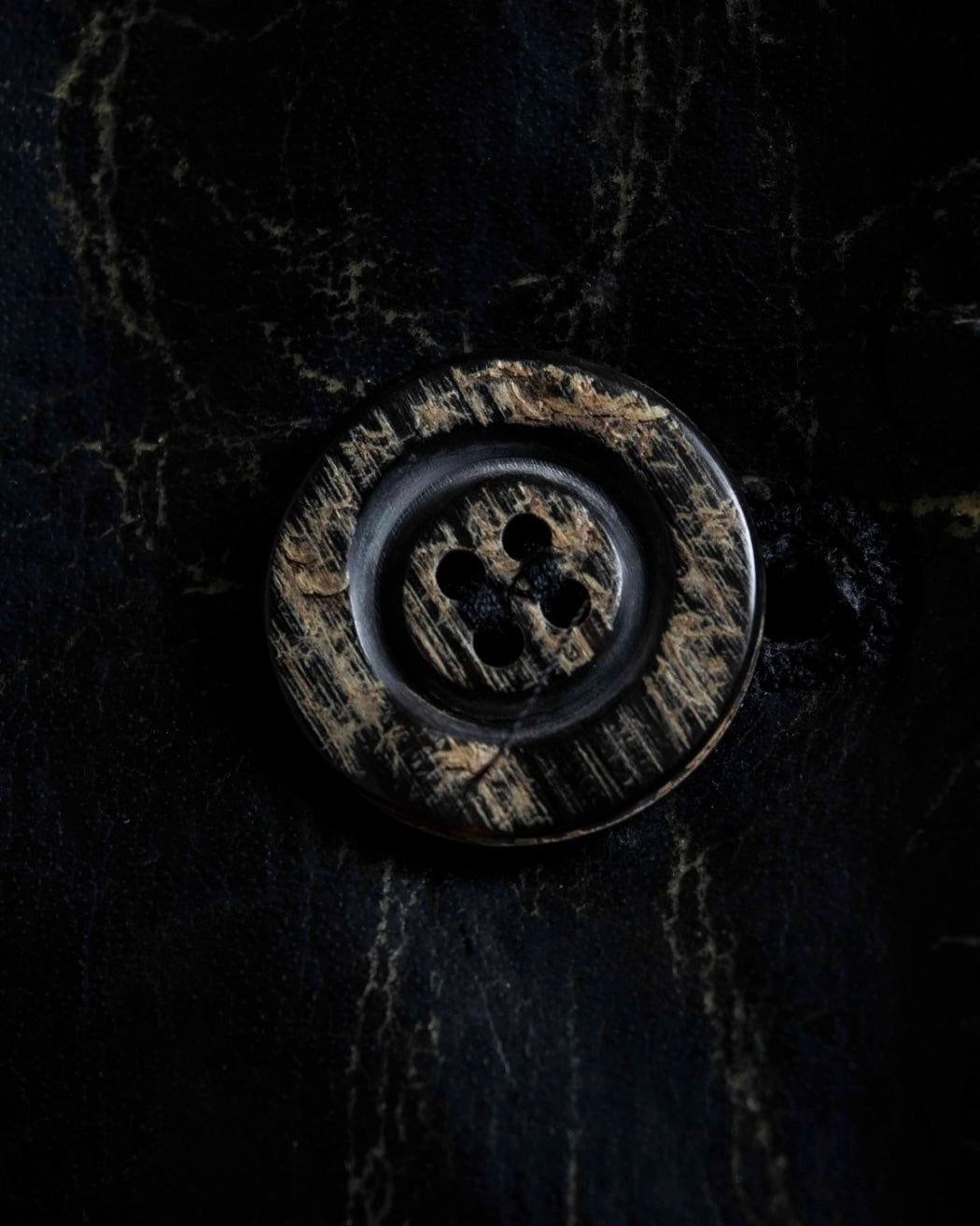 "STEFANO MORTARI" Archive leather crack design jacket