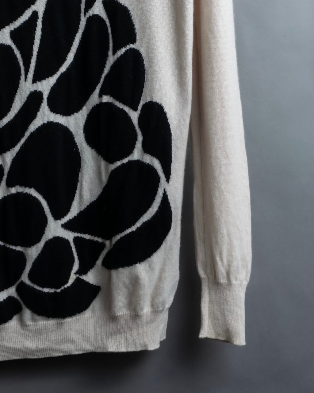 "BOTTEGA VENETA" art pattern cashmere 100% knit