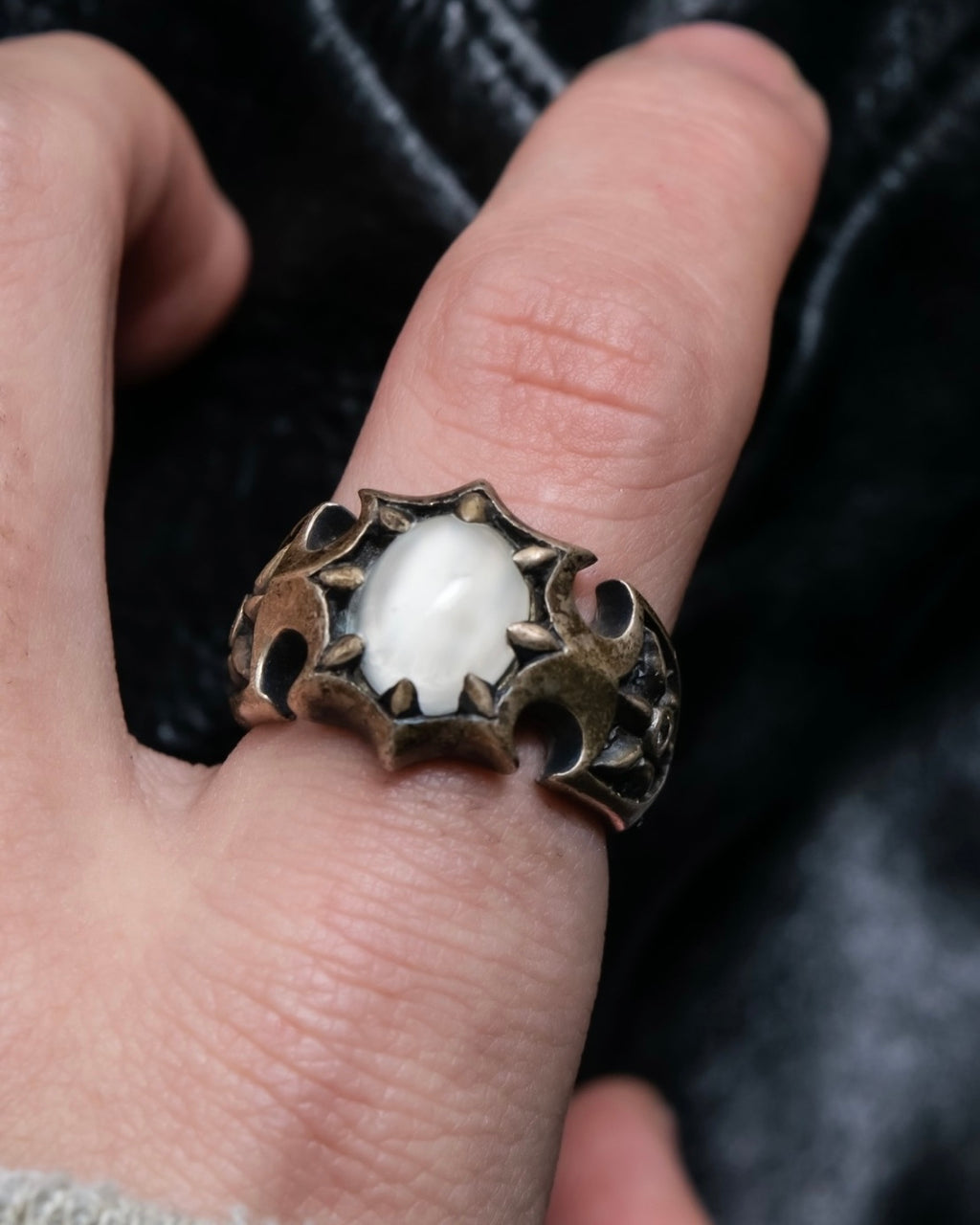 vintage crystal ring