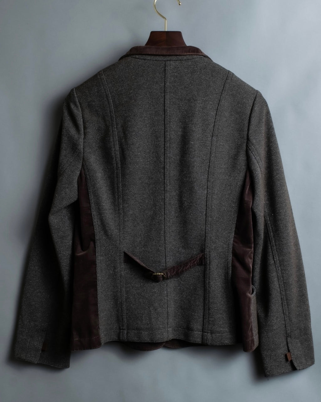 "KANSAI BIS" tailored corduroy combination jacket