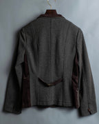 "KANSAI BIS" tailored corduroy combination jacket